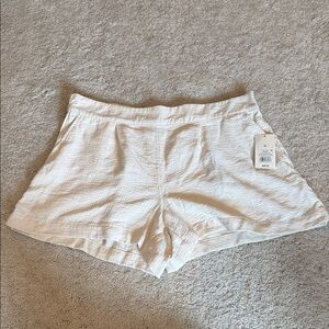 a new day Women's High Waist Cream Shorts